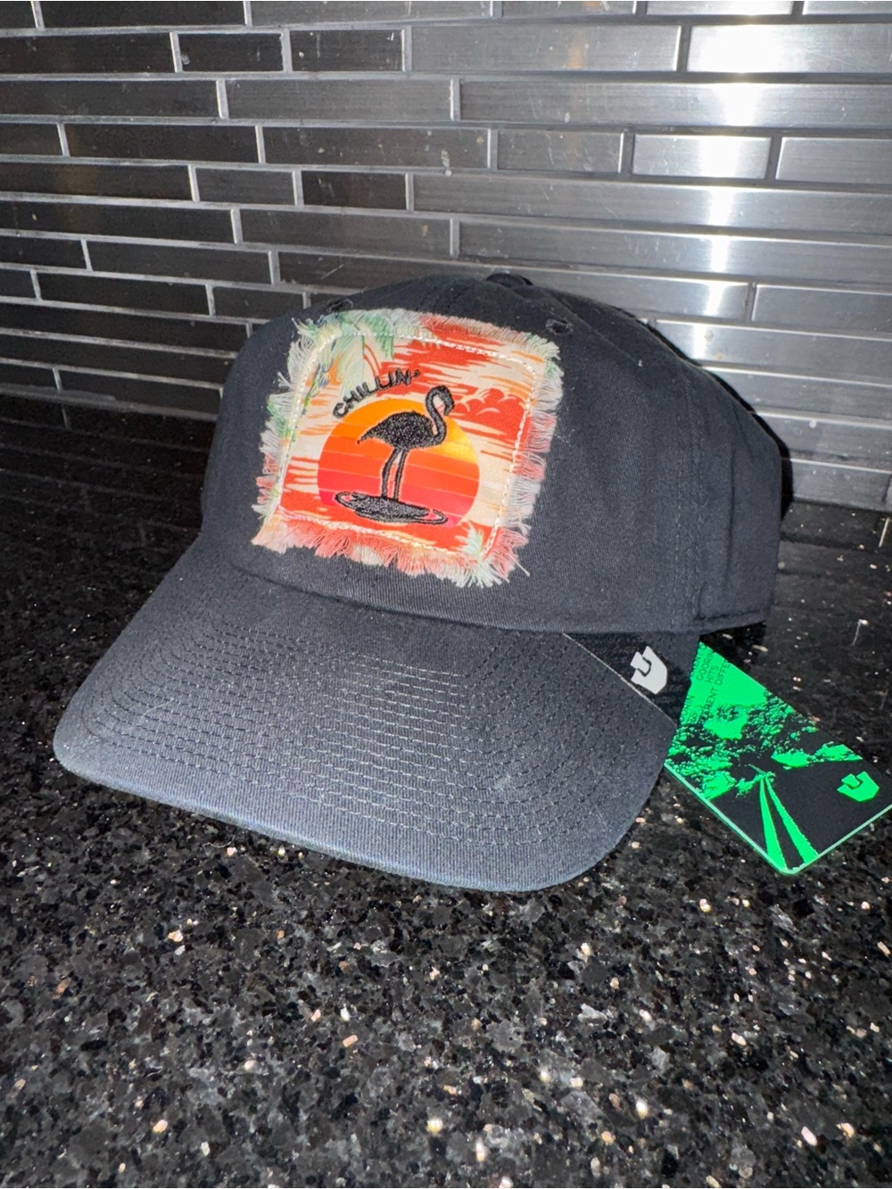 Goorin Bros🦩Black Flamingo Sunset Chillin’ Hat